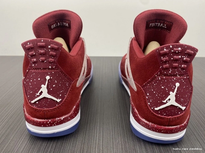 Cheap Husky PE Retro 4 Jordan AJ4-904282 Oklahoma Sooners 0812
